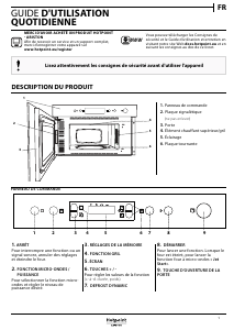 Mode d’emploi Hotpoint MN 613 IX HA Micro-onde