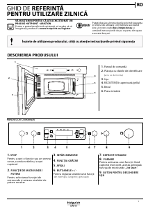 Manual Hotpoint MN 713 IX HA Cuptor cu microunde