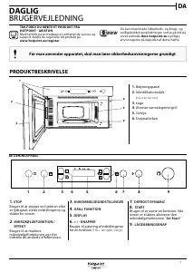 Brugsanvisning Hotpoint MN 713 IX HA Mikroovn