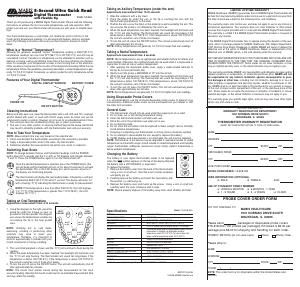 Handleiding Mabis 8-Second Ultra Quick Thermometer