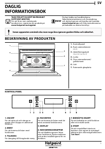 Bruksanvisning Hotpoint MP 796 IX HA Mikrovågsugn