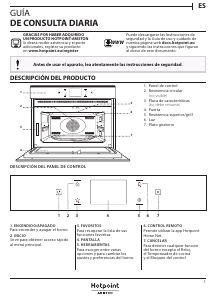 Manual de uso Hotpoint MP 9P6 IX HA Microondas