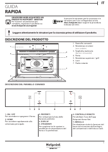 Manuale Hotpoint MP 9P6 IX HA Microonde