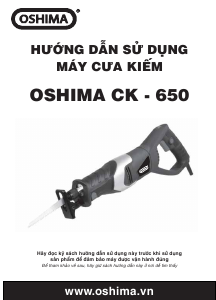 Hướng dẫn sử dụng Oshima CK-650 Máy cưa lộng