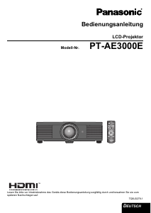 Bedienungsanleitung Panasonic PT-AE3000E Projektor