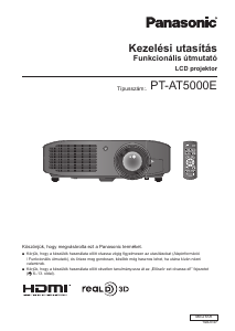 Használati útmutató Panasonic PT-AT5000E Vetítő