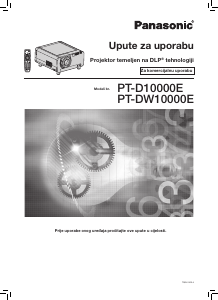 Priručnik Panasonic PT-D10000E Projektor