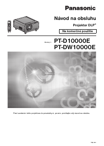 Návod Panasonic PT-D10000E Projektor