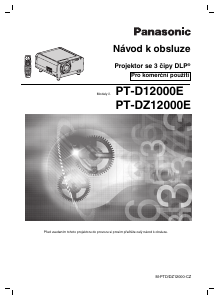 Manuál Panasonic PT-D12000E Projektor
