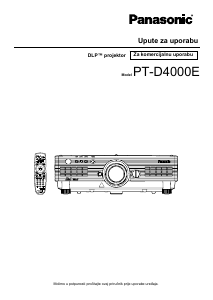 Priručnik Panasonic PT-D4000E Projektor