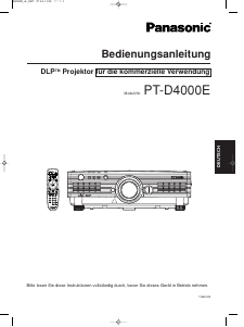 Bedienungsanleitung Panasonic PT-D4000E Projektor