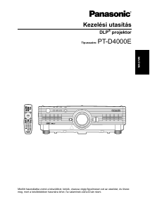 Használati útmutató Panasonic PT-D4000E Vetítő