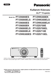 Kullanım kılavuzu Panasonic PT-D5000 Projektör