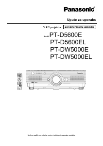 Priručnik Panasonic PT-DW5000EL Projektor