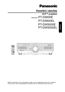 Használati útmutató Panasonic PT-DW5000EL Vetítő