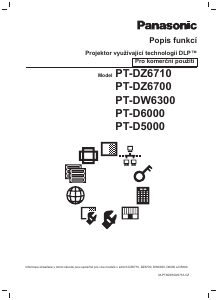 Manuál Panasonic PT-DW6300E Projektor