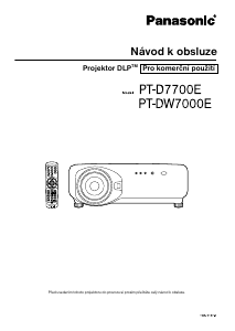 Manuál Panasonic PT-DW7000E Projektor