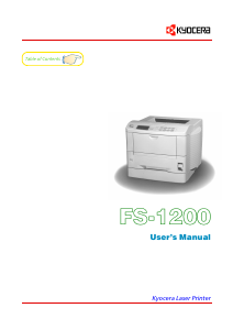 Handleiding Kyocera FS-1200 Printer