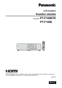 Használati útmutató Panasonic PT-F100E Vetítő