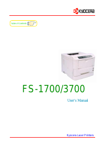 Manual Kyocera FS-1700 Printer