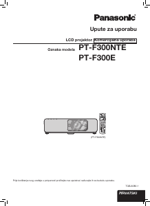 Priručnik Panasonic PT-F300NTE Projektor