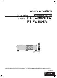 Priručnik Panasonic PT-FW300E Projektor