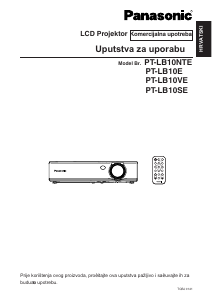 Priručnik Panasonic PT-LB1 Projektor