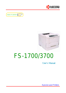 Handleiding Kyocera FS-3700 Printer