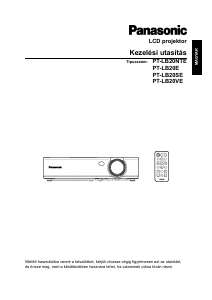 Használati útmutató Panasonic PT-LB20E Vetítő