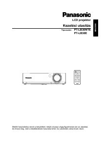 Használati útmutató Panasonic PT-LB30NTE Vetítő
