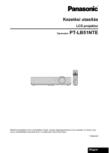 Használati útmutató Panasonic PT-LB51NTE Vetítő