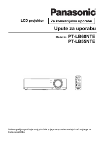 Hướng dẫn sử dụng Panasonic PT-LB60 Máy chiếu