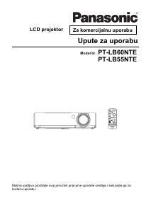 Hướng dẫn sử dụng Panasonic PT-LB60NTE Máy chiếu