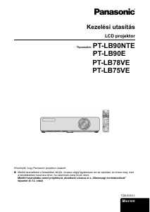 Használati útmutató Panasonic PT-LB90E Vetítő