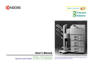 Handleiding Kyocera FS-7000 Printer