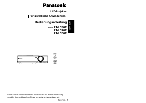 Bedienungsanleitung Panasonic PT-LC56E Projektor