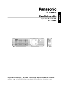 Használati útmutató Panasonic PT-LC75E Vetítő