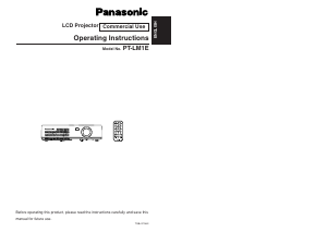Manual Panasonic PT-LM1E Projector