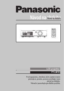 Návod Panasonic PT-LM1E Projektor