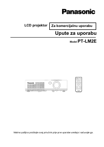 Priručnik Panasonic PT-LM2E Projektor