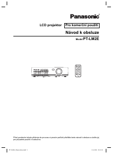 Manuál Panasonic PT-LM2E Projektor