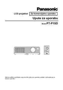 Priručnik Panasonic PT-P1SDE Projektor