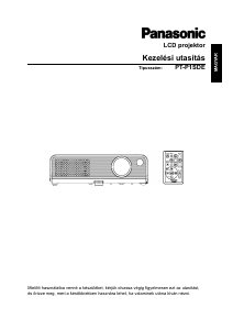 Használati útmutató Panasonic PT-P1SDE Vetítő