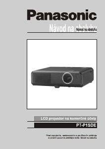 Návod Panasonic PT-P1SDE Projektor