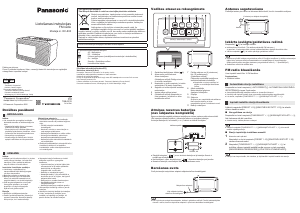 Rokasgrāmata Panasonic RC-800 Radioaparāts
