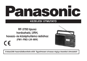 Használati útmutató Panasonic RF-3700 Rádió