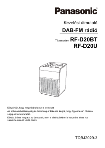 Használati útmutató Panasonic RF-D20BT Rádió