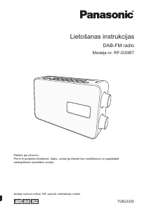 Rokasgrāmata Panasonic RF-D3 Radioaparāts