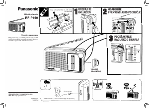 Priručnik Panasonic RF-P150 Radioprijamnik