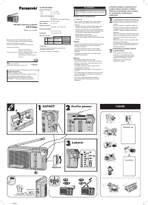 Návod Panasonic RF-P150D Rádio